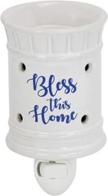 img 2 attached to 🏡 Home Blessing Ceramic Wall Plug-in Wax Warmer Nightlight by Iconikal