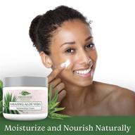 🌿 green leaf naturals amazing aloe vera moisturizing cream for women - multi-purpose facial skincare for all skin types - pure natural ingredients - your anti-aging face moisturizer (4 oz) logo