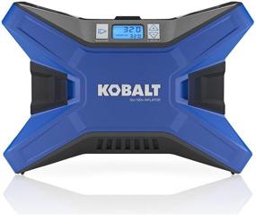 img 1 attached to 🔧 Kobalt 120v & 12v Portable Air Compressor Inflator Tire Pump: Efficient 120 PSI with LED Display & Nozzle Needles