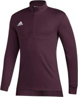 adidas team issue quarter zip top sports & fitness for leisure sports & game room logo