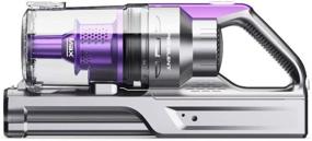 img 2 attached to 🔋 Powerful Cordless Stick Vacuum Cleaner: VViViD REV Bigfoot Turbo Purple with Lithium Ion Battery