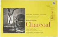 📝 strathmore 300 charcoal pad, white, 11"x17", glue bound, 32 sheets logo