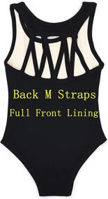 img 2 attached to DANSHOW Sleeveless Gymnastics Activewear 10 12 Black Sports & Fitness for Other Sports