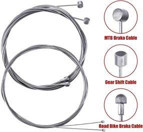 img 3 attached to 🚴 Optimize Your Bike’s Performance with the Universal Bicycle Transmission Line: Shift Derailleur and Brake Cable Kit