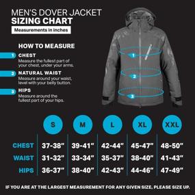 img 2 attached to Ultimate Protection for Men on the Slopes: Wildhorn Dover Premium Ski Jacket - USA Design - Insulated, Waterproof, and Windproof