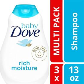 img 3 attached to Baby Dove Tear Free Baby Shampoo Rich Moisture - 13 oz, Pack of 3