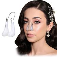 👃 nose shaper lifter clip - enhancing soft silicone device for perfecting nose shape, straightening bridge, and slimming - rhinoplasty corrector & safety nose beauty up lifting solution logo