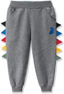 👦 boys' clothing: drawstring toddler sweatpants from elevens kingdom logo