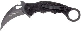 img 4 attached to ๐ฆ FOX 479 G10 Black Emerson Wave Folding Karambit - The Ultimate Tactical Knife