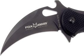 img 3 attached to ๐ฆ FOX 479 G10 Black Emerson Wave Folding Karambit - The Ultimate Tactical Knife