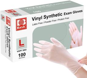 img 4 attached to 🧤 squish Disposable Gloves: Latex-Free, Powder-Free Health Gloves for Kitchen Cleaning - 100PCS/Box, Large