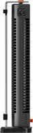 💨 sharper image axis 16 airbar tower desk fan with task light: powerful cool breeze and adjustable illumination in sleek black design логотип