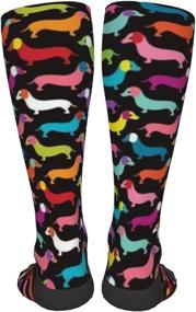 img 1 attached to Antcreptson Dachshund Compression Printed Patterned