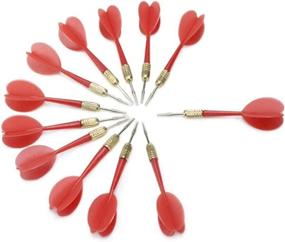 img 1 attached to 🎯 Midway Monsters 12 Pack Red Metal Tip Brass Balloon Darts: Premium Quality Fun for Everyone!