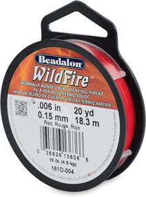 img 1 attached to Beadalon Wildfire Thermally Bonded Thread