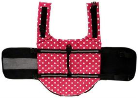 img 2 attached to 🐾 ChezAbbey Dog Life Jacket: Adjustable Safety Vest with Handle and Reflective Strips for Swimming and Boating - Perfect for Small and Large Cats, Puppies and Kittens