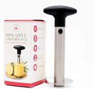 efficient pineapple cutter and corer tool - premium stainless steel knife and slicer - hassle-free core removal and peeling logo