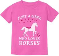 tstars loves horses toddler t shirt girls' clothing logo