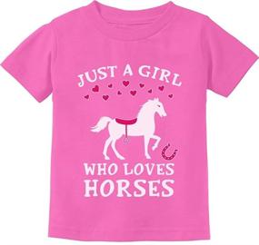 img 4 attached to Tstars Loves Horses Toddler T Shirt Girls' Clothing