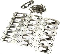 🖼️ set of 20 metal keyhole hanger fasteners for picture frames: improve seo logo