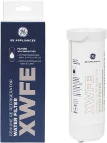 img 4 attached to GE XWFE XWF Refrigerator Water Filter - 1 Pack, White