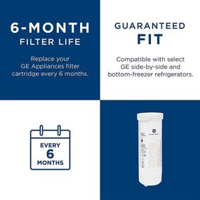 img 1 attached to GE XWFE XWF Refrigerator Water Filter - 1 Pack, White