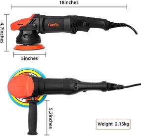 img 3 attached to 🚗 Canfix Dual Orbiting Car Polisher Kit with 5-inch and 6-inch Pads