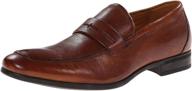 🍷 cognac florsheim burbank penny loafer logo