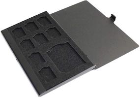 img 3 attached to High-Quality Aluminum Memory Card Storage Box with 9 Slots for SD, Micro SD, MMC, and TF Cards