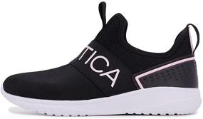 img 3 attached to 👟 Nautica Athletic Fashion Sneaker Running Girls' Shoes: The Perfect Blend of Style and Sport