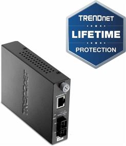 img 3 attached to 🔌 TRENDnet TFC-110MSC: 100Base-TX to 100Base-FX Multi Mode SC Fiber Media Converter, Wall Mountable, Lifetime Protection