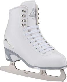 img 2 attached to ⛸️ White Jackson Ultima Figure Ice Skates for Women and Girls - Improved SEO