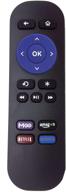 infrared remote for roku 4210x 1/2/3/4 lt hd xd xs - not compatible with roku stick, hdmi, or tcl roku tv logo