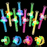 🎉 wellvo pop bracelet fidget spinners - stress relief fidget toys for kids party favors, return gifts, birthday halloween christmas goodie bags stuffers logo