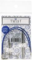 🧶 набор коротких игл chiaogoo twist shorties combo packs us-4 до us-8 (us-6 - 4 мм) логотип