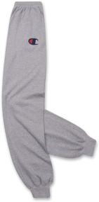 img 2 attached to Champion Men's Big and Tall Waffle Thermal Logo Lounge Jogger Sweatpants