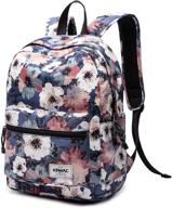 kinmac camellia 15-inch waterproof laptop backpack for travel and outdoor, with usb charging port - compatible with 13-inch, 14-inch, and 15.6-inch laptops logo