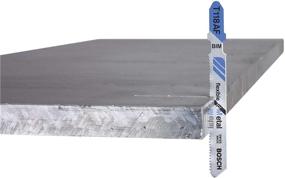 img 1 attached to Efficient Metal Cutting with BOSCH T118G 5-Piece 3-5/8 In. 36 TPI Basic for Metal T-Shank Jig Saw Blades