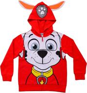 🧥 boys' clothing nickelodeon patrol character hooded jacket for fashion hoodies & sweatshirts logo