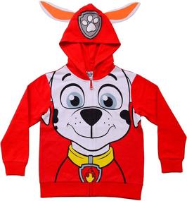 img 3 attached to 🧥 Boys' Clothing Nickelodeon Patrol Character Hooded Jacket for Fashion Hoodies & Sweatshirts