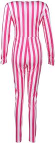 img 2 attached to Anmio Jumpsuits Pajamas Bodysuit Homwear Women's Clothing for Jumpsuits, Rompers & Overalls