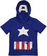 👕 marvel avengers green boys' hooded clothing: tops, tees & shirts - the ultimate collection! logo