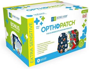 img 4 attached to 👁️ Soothing Adhesive Eye Patch for Boys - 100 Pack, Designed for Extra Sensitive Infants (Series I)