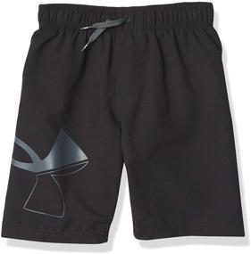 img 3 attached to Шорты для мальчиков Under Armour черного цвета: высококачественная одежда для мальчиков для активного образа жизни.