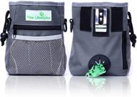 paw lifestyles dog treat training pouch: convenient pet toy & treat carrier with poop bag dispenser logo