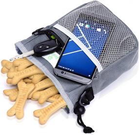 img 2 attached to Paw Lifestyles Dog Treat Training Pouch: Convenient Pet Toy & Treat Carrier with Poop Bag Dispenser