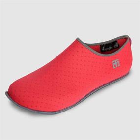 img 2 attached to 👟 Mooto Korea Taekwondo MarShoes: Red and Navy Skin Socks Type with Pouch - Ideal for MMA, Martial Arts, Yoga, Gym, School, and more!