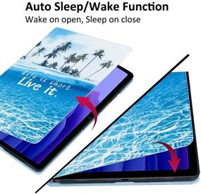 img 2 attached to 🏖️ Samsung Galaxy Tab A7 10.4 2020 Case - Protective Stand Case with Auto Sleep/Wake for Galaxy Tab A7 10.4" 2020 Tablet (Model SM-T500/T505/T507) - Beach Design