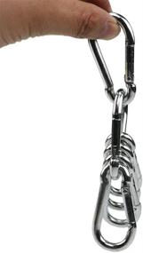 img 3 attached to Fairy Maker Carabiner Galvanized Stainless: Elevate Your Outdoor Adventures!