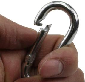 img 1 attached to Fairy Maker Carabiner Galvanized Stainless: Elevate Your Outdoor Adventures!